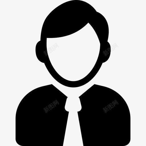 办公室职员大纲员工已填充图标svg_新图网 https://ixintu.com 办公室职员大纲 员工 已填充