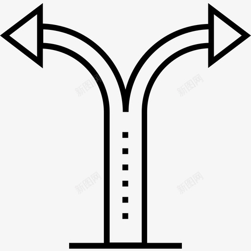 指路杆指路标路标图标svg_新图网 https://ixintu.com 指路杆 指路标 路标 金融平面线图标600个