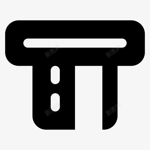 自动取款机银行卡图标svg_新图网 https://ixintu.com 信用卡 卡 电子商务网上购物 自动取款机 银行
