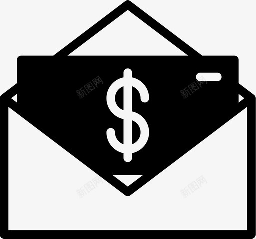 送钱商务金融图标svg_新图网 https://ixintu.com smashicons商务2固体 商务 营销 送钱 金融