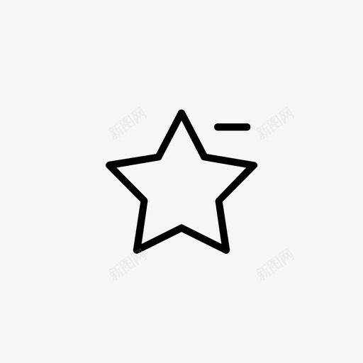 去掉星减加上图标svg_新图网 https://ixintu.com 减 加上 去掉星