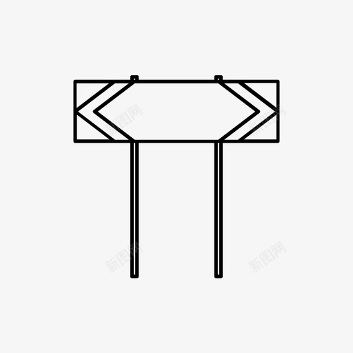 导航障碍方向图标svg_新图网 https://ixintu.com 位置 导航 导航器 方向 标志杆 障碍