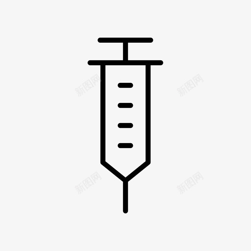 注射器药物注射图标svg_新图网 https://ixintu.com 医疗 注射 注射器 疫苗 药物