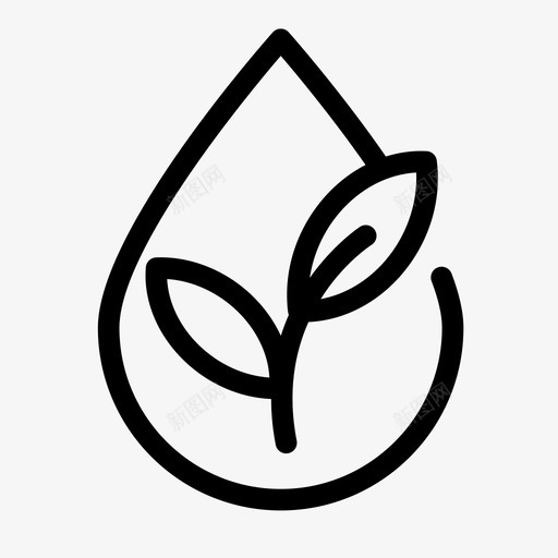 分水岭生态绿色图标svg_新图网 https://ixintu.com 分水岭 生态 绿色 绿色能源生态 野生