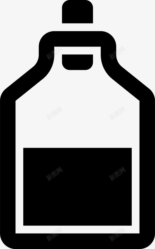 试剂瓶玻璃瓶实验设备图标svg_新图网 https://ixintu.com 实验设备 教学用具 玻璃瓶 试剂瓶
