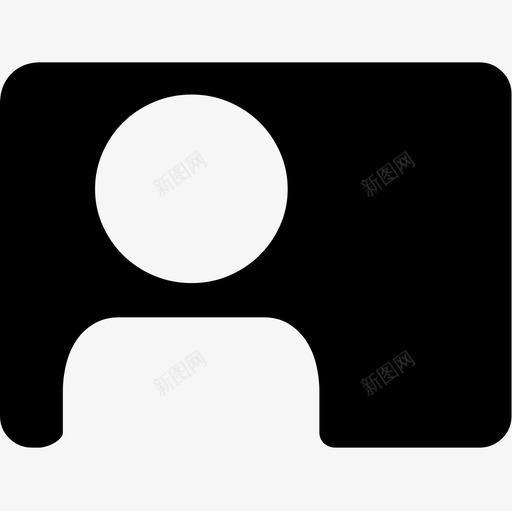 名片svg_新图网 https://ixintu.com 名片 联系人 卡片 头像