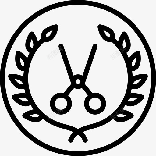 美发师奖理发师剪刀图标svg_新图网 https://ixintu.com 剪刀 理发师 美发师奖 美眉奖 造型师