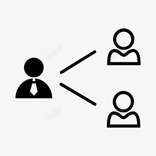 层次结构水平结构管理图标svg_新图网 https://ixintu.com 层次结构 工作流程 水平结构 管理 组织结构