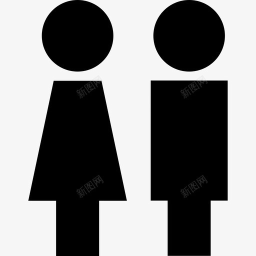 女孩和男孩人们公共场所图标svg_新图网 https://ixintu.com 人们 公共场所 女孩和男孩