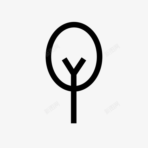 树森林自然图标svg_新图网 https://ixintu.com 木材 村庄 树 森林 自然
