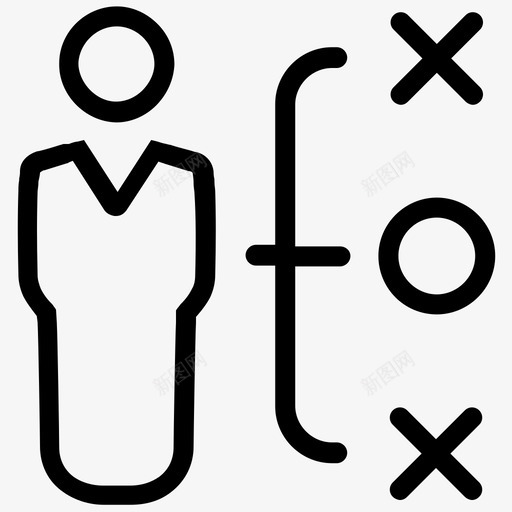 商业决策计划战略图标svg_新图网 https://ixintu.com 商业决策 商业和金融概要 战略 计划