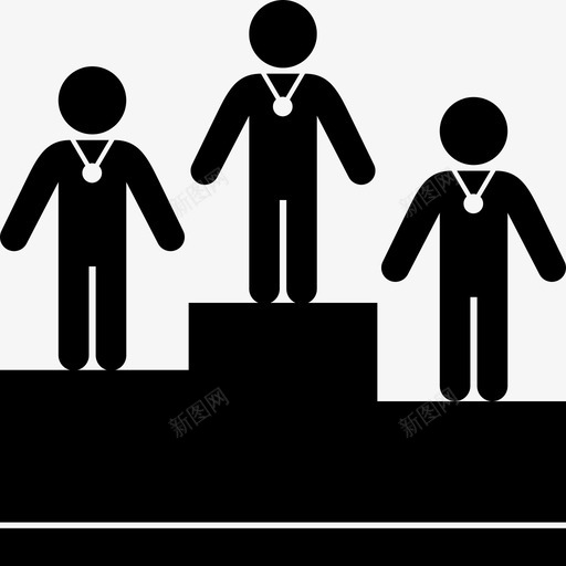 领奖台优胜者冠军凯旋图标svg_新图网 https://ixintu.com 体育 冠军 凯旋 领奖台优胜者