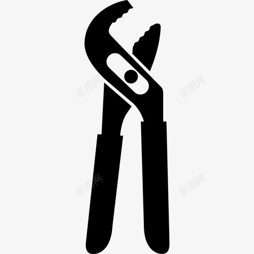 水泵钳工具五金工具图标svg_新图网 https://ixintu.com 五金工具 工具 水泵钳