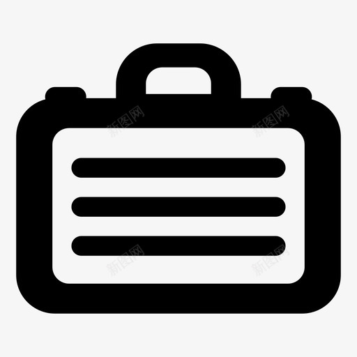公文包商务服务办公室图标svg_新图网 https://ixintu.com 公文包 办公室 商业计划管理 商务服务