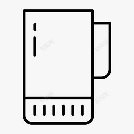 柔和的杯子大玻璃杯玻璃杯图标svg_新图网 https://ixintu.com 大玻璃杯 柔和的杯子 玻璃杯