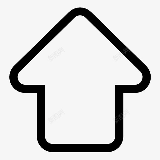 向上箭头上载图标svg_新图网 https://ixintu.com 上载 向上箭头