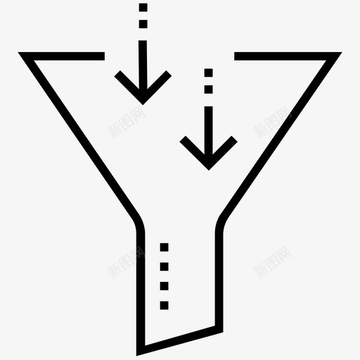销售漏斗经济过滤图标svg_新图网 https://ixintu.com 1400网页和搜索引擎优化平面线图标 经济 货币过滤器 过滤 销售漏斗