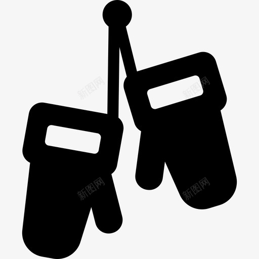 圣诞手套圣诞节图标svg_新图网 https://ixintu.com 圣诞手套 圣诞节