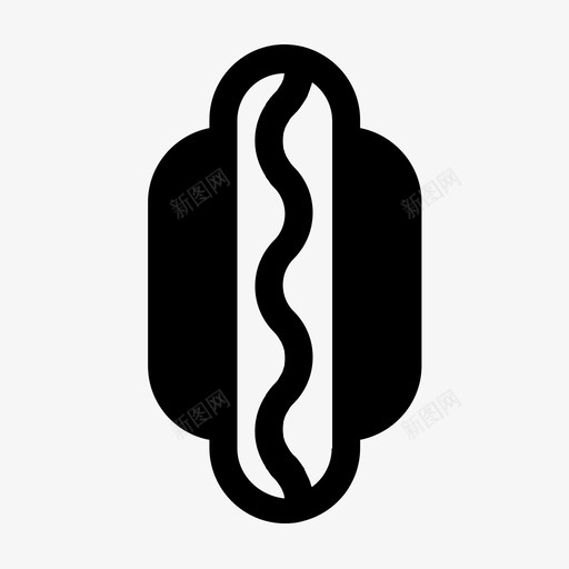 热狗吃快图标svg_新图网 https://ixintu.com 吃 咖啡馆图标 快 热狗 食物