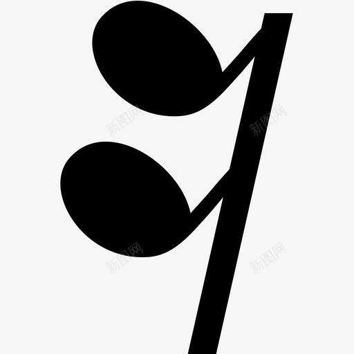 音符音乐第十六音符图标svg_新图网 https://ixintu.com 第十六音符 音乐 音乐2 音符