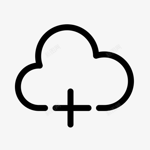 云add云计算图标svg_新图网 https://ixintu.com add 云 云计算 天气 天空