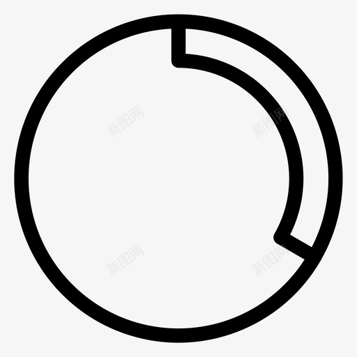 数据使用互联网使用饼图图标svg_新图网 https://ixintu.com 互联网使用 功能表 数据使用 流量 统计 饼图