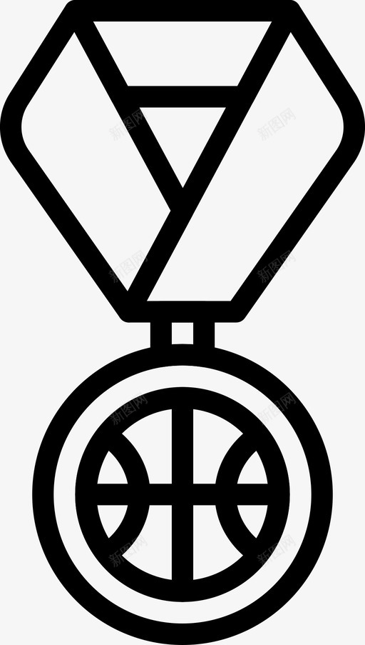 奖章奖品获奖者图标svg_新图网 https://ixintu.com 大明星奖大纲 奖品 奖章 获奖者