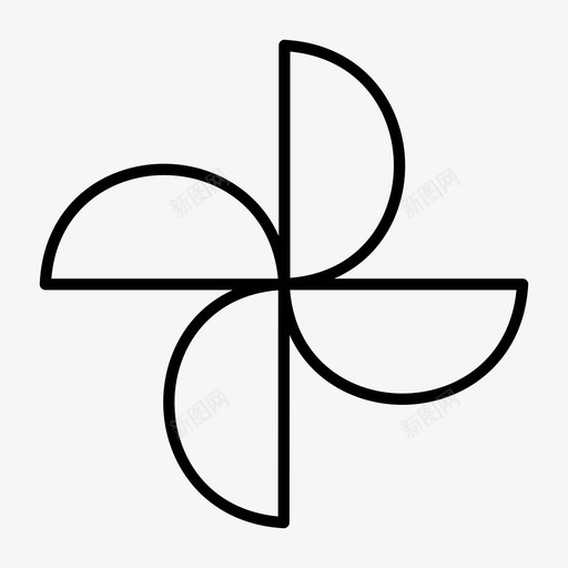 螺旋桨风扇船舶图标svg_新图网 https://ixintu.com 涡轮机 纺纱 船舶 螺旋桨 风扇