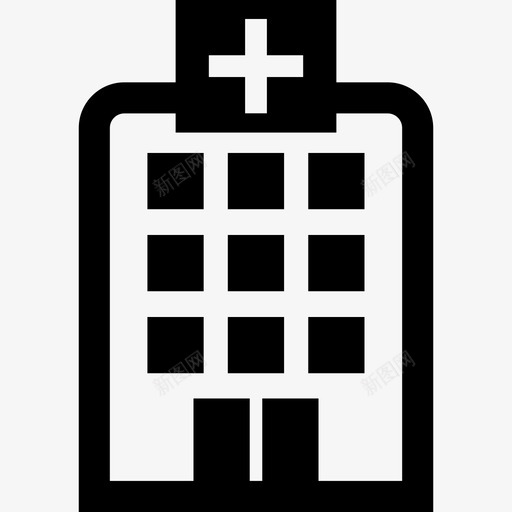医院大楼诊所医疗图标svg_新图网 https://ixintu.com 医疗 医院大楼 诊所