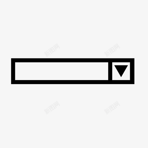 下拉列表选项多个图标svg_新图网 https://ixintu.com ui元素 下拉列表 多个 选择 选项