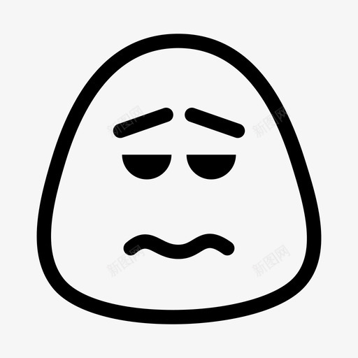 生病笑脸笑脸第一部分图标svg_新图网 https://ixintu.com 生病 笑脸 笑脸第一部分