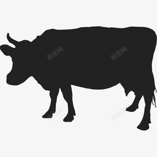 奶牛牛奶牛图标svg_新图网 https://ixintu.com 奶牛 宠物 牛 牛奶