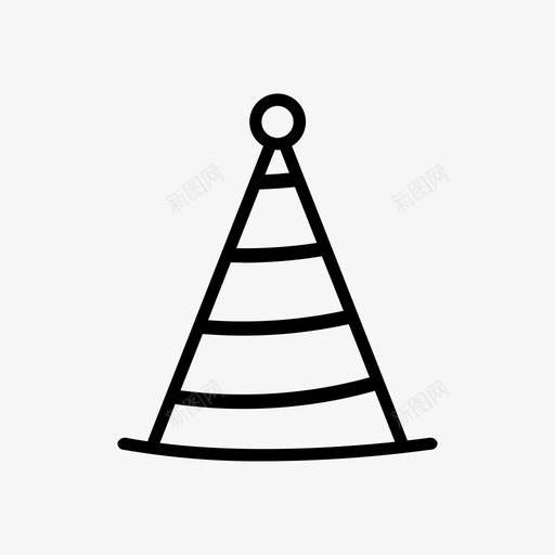 派对帽生日生日快乐图标svg_新图网 https://ixintu.com 派对帽 生日 生日快乐