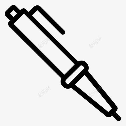 笔编辑工具图标svg_新图网 https://ixintu.com 书写 工具 教育线图标 笔 编辑