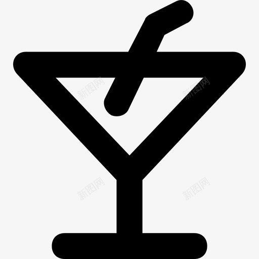 鸡尾酒酒饮料图标svg_新图网 https://ixintu.com 玛格丽塔 酒 食物顺纹图标 饮料 马提尼 鸡尾酒