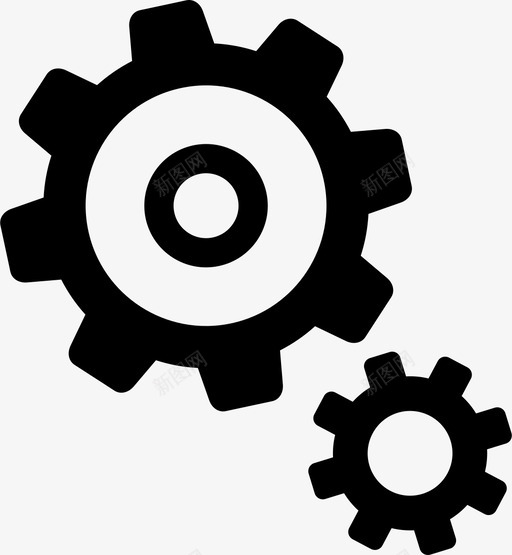 加工齿轮首选项图标svg_新图网 https://ixintu.com 加工 设置 首选项 齿轮