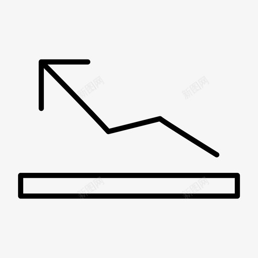 上行图形图表数据图标svg_新图网 https://ixintu.com 上行图形 图表 数据
