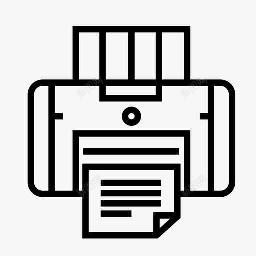 打印机喷墨打印机印刷机图标svg_新图网 https://ixintu.com 信息技术 印刷机 喷墨打印机 打印机