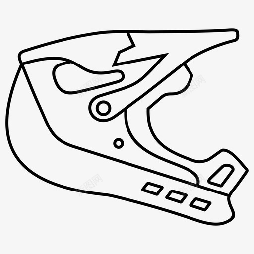 自行车头盔骑行安全图标svg_新图网 https://ixintu.com 安全 自行车头盔 骑行