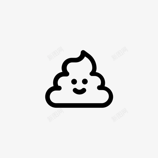 便便表情粪便图标svg_新图网 https://ixintu.com 便便 粪便 育儿 表情