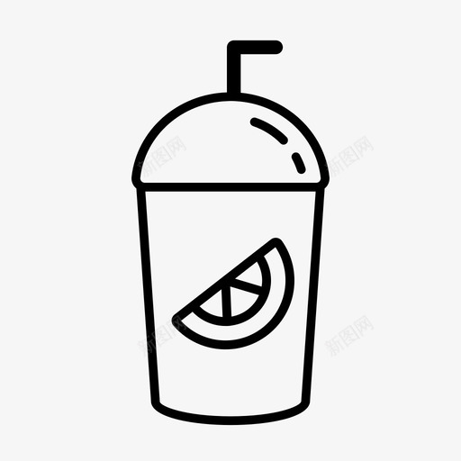 橙汁饮料果汁图标svg_新图网 https://ixintu.com 果汁 橙汁 饮料