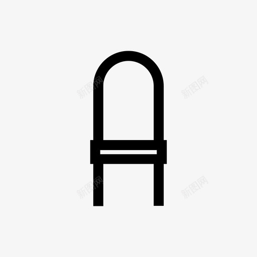 厨房椅家具座椅图标svg_新图网 https://ixintu.com 厨房椅 家具 家具和家居装饰 座椅