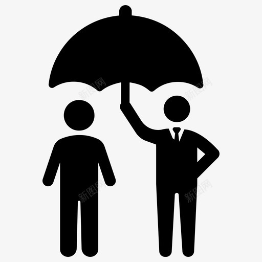 人寿保险人保护图标svg_新图网 https://ixintu.com 人 人寿保险 伞 保护