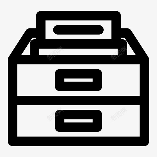 档案文件柜数据图标svg_新图网 https://ixintu.com 数据 文件 文件柜 档案