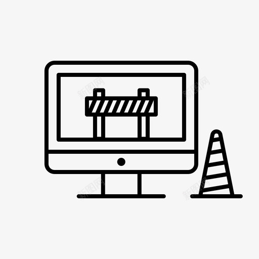 网站建设应用业务图标svg_新图网 https://ixintu.com 业务 发展 商业术语 应用 概念 网站建设