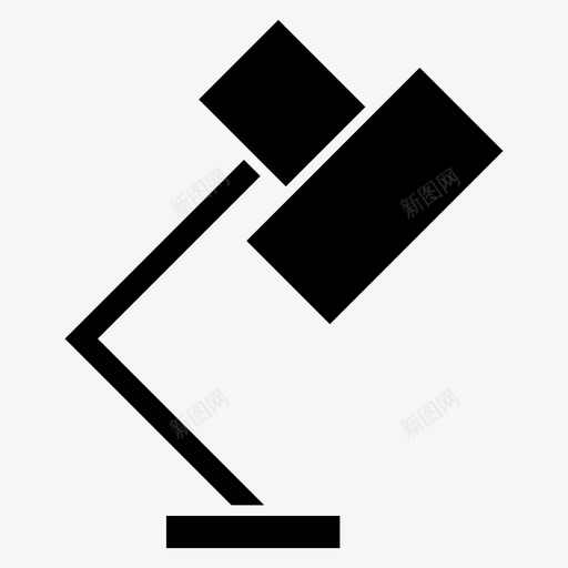 灯桌子阅读图标svg_新图网 https://ixintu.com 接口 桌子 灯 阅读