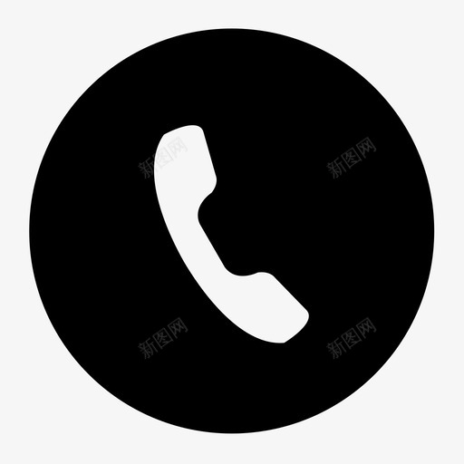 免费商务电话svg_新图网 https://ixintu.com 免费商务电话 icon