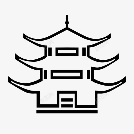 建筑模型svg_新图网 https://ixintu.com 建筑模型 i