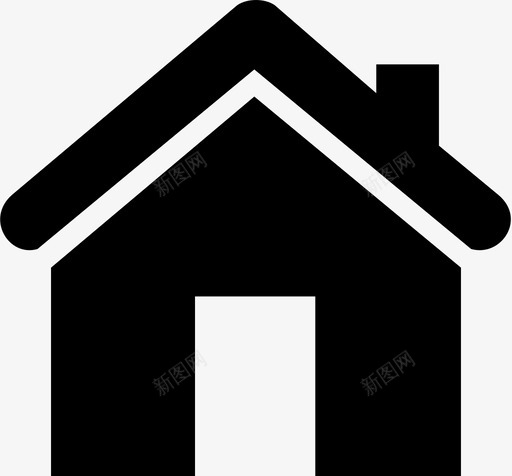 家房子图标svg_新图网 https://ixintu.com 家 房子