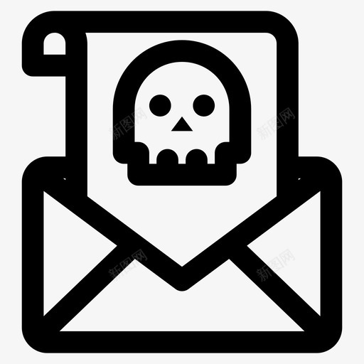 垃圾邮件快递收件箱图标svg_新图网 https://ixintu.com 垃圾邮件 快递 收件箱 网络安全
